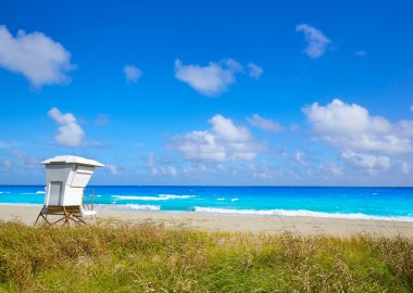 Palm Beach plaj sahil güvenlik kule Florida