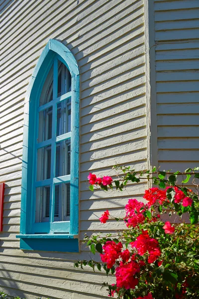 Key west centru ulice domy na Floridě — Stock fotografie