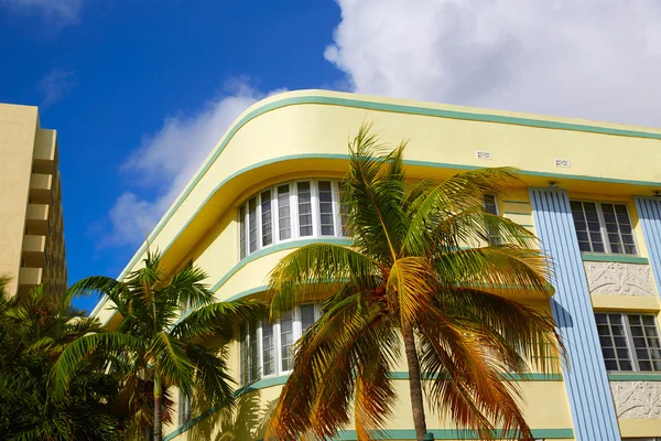 Miami Beach Ocean Boulevard Art Deco Florida — Fotografia de Stock