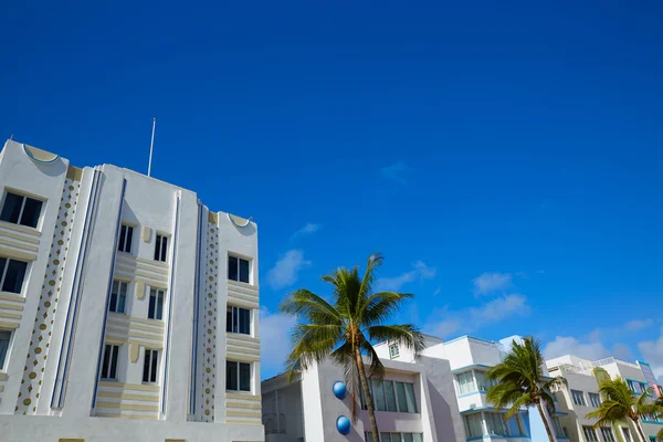 マイアミ ビーチ オーシャン ブルバード アールデコ フロリダ — ストック写真