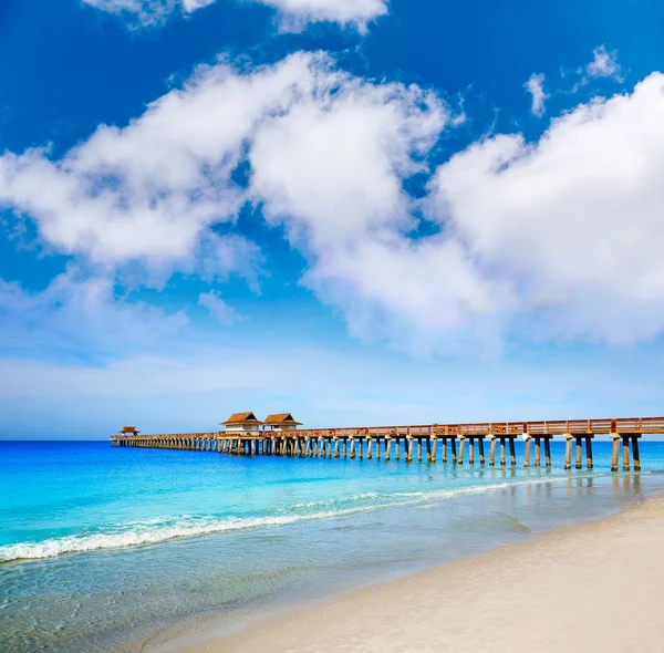 ネープルス ピア、米国フロリダのビーチ — ストック写真