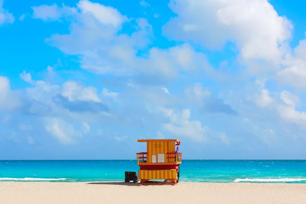 Miami beach baywatch tower South beach Florida — Stock Photo, Image