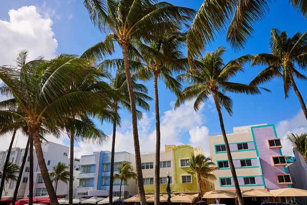 Miami Beach Ocean boulevard art deco Florida — стоковое фото