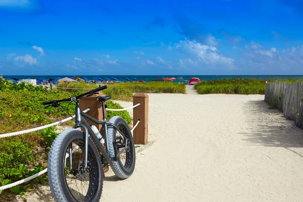 Miami south Beach entrance Florida US — Stock Photo, Image