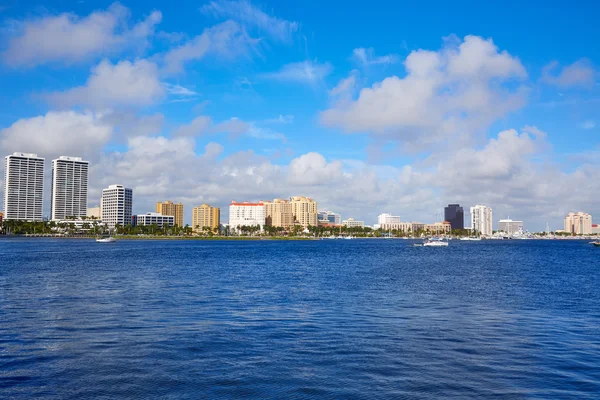 Panoramę miasta Palm Beach, Florida nas — Zdjęcie stockowe