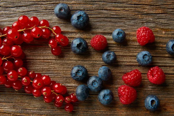 Berries mix blueberries currants raspberries