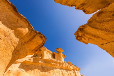 Bolnuevo Mazarron eroded sandstones Murcia clipart