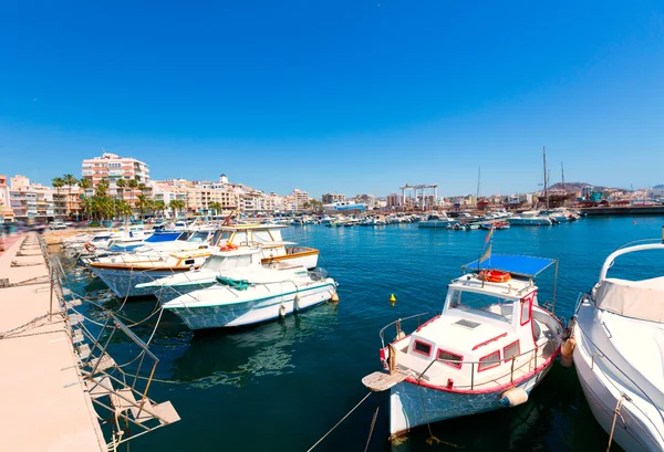 Aguilas porto marina aldeia Murcia em Espanha — Fotografia de Stock