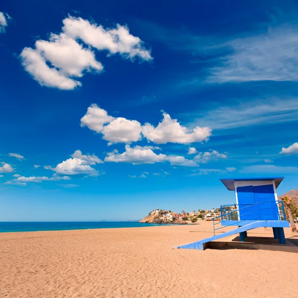 Bolnuevo plaży w mazarron murcia na Morzu Śródziemnym — Zdjęcie stockowe