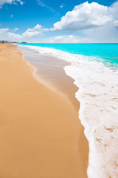 Bolnuevo beach in Mazarron Murcia at Mediterranean  sea — Stock Photo, Image