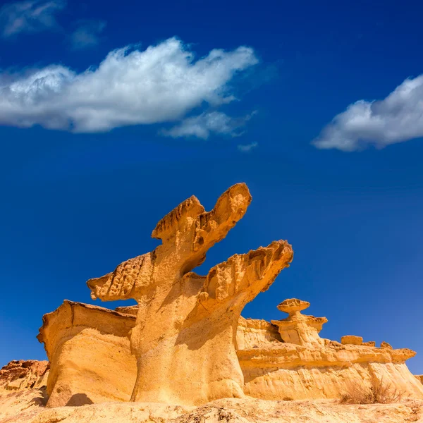 Bolnuevo mazarron nahlodána pískovců murcia — Stock fotografie