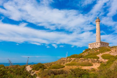 Cabo de Palos lighthouse near Mar Menor Spain clipart