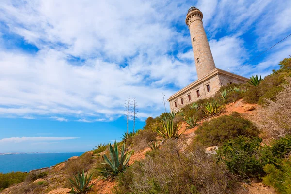 Faro di Cabo de Palos vicino a Mar Menor Spagna — Foto Stock