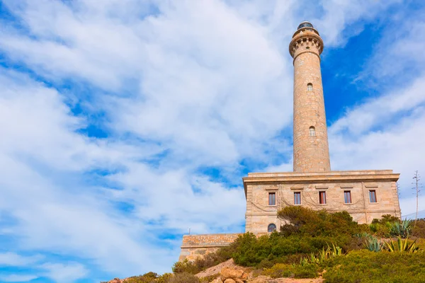 Cabo de palos vuurtoren in de buurt van mar menor, Spanje — Stockfoto