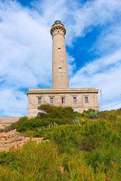 Cabo de palos fyr nära mar menor Spanien — Stockfoto