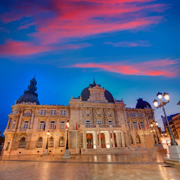 Ayuntamiento de Cartagena Murciacity hall Spain — Stock Photo, Image