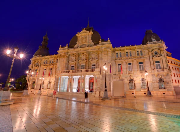 Ayuntamiento de cartagena murciacity hala Španělsko — Stock fotografie