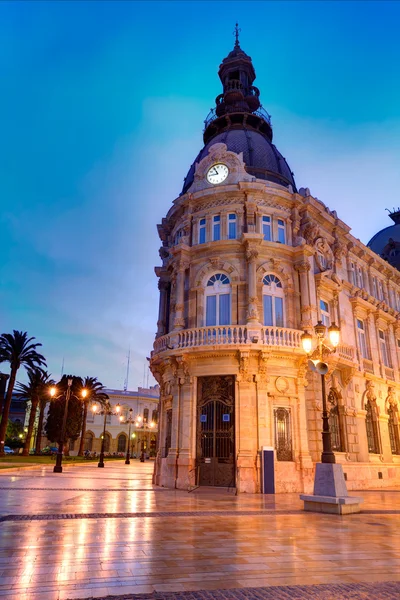 Ayuntamiento de Cartagena Murciacity hall Spagna — Foto Stock