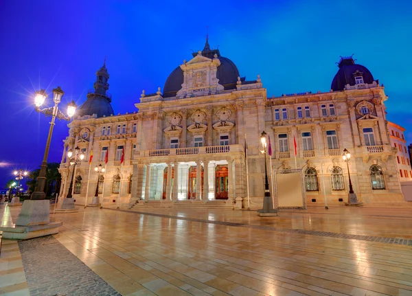 Ayuntamiento de cartagena murciacity sala Hiszpania — Zdjęcie stockowe