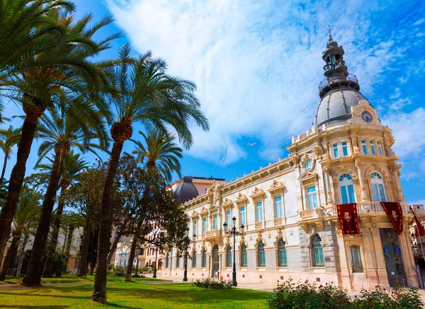 Ayuntamiento de Cartagena Murciacity hall Spain — Stock Photo, Image