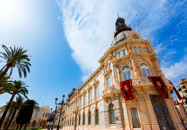 Ayuntamiento de Cartagena Murciacity hall Espanha — Fotografia de Stock