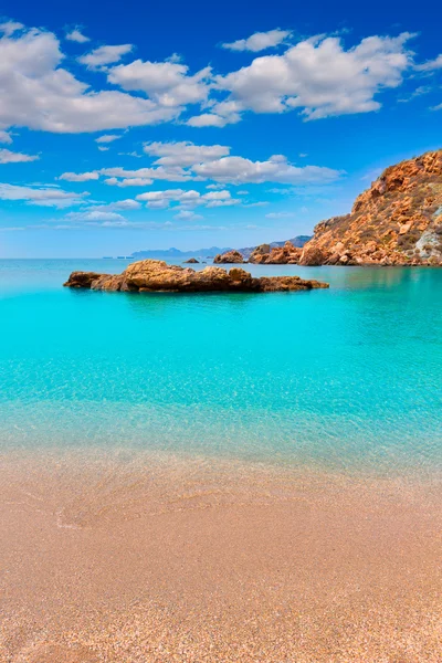 Cartagena Cala Cortina beach in Murcia Spain — Stock Photo, Image