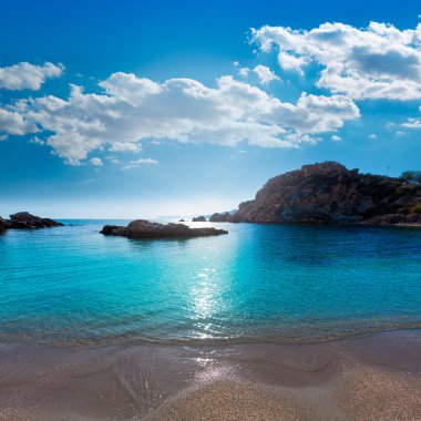 Cartagena cala cortina beach murcia İspanya