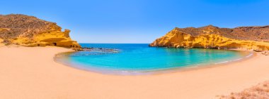 Cocedores beach in Murcia near Aguilas Spain clipart