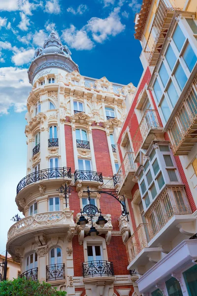 Cartagena Gran Hotel Art Noveau in Murcia Spain — Stock Photo, Image