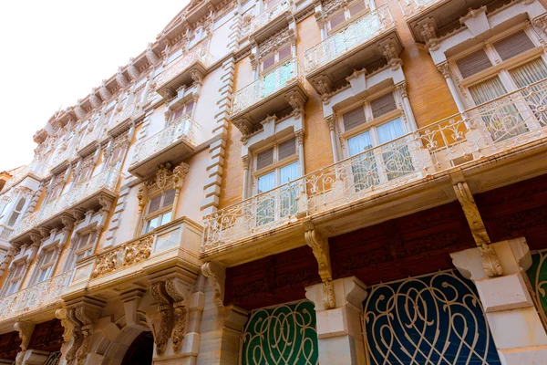 Cartagena edificios modernistas en Murcia España — Foto de Stock