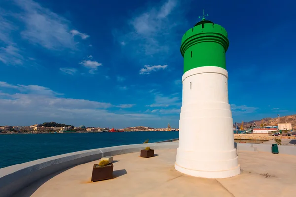 Leuchtturm von Cartagena in murcia spanien — Stockfoto