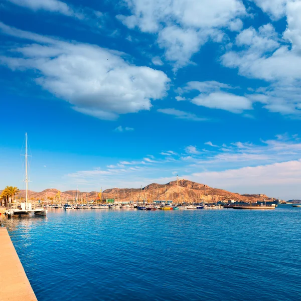 Cartagena port in Murcia at Spain Mediterranean — Stock Photo, Image