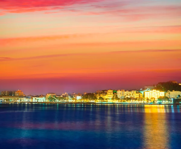 Hafenskyline von Cartagena Murcia in Spanien — Stockfoto