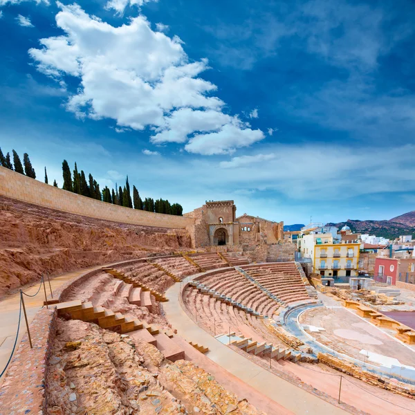 Amphithéâtre Romain de Carthagène en Murcie Espagne — Photo