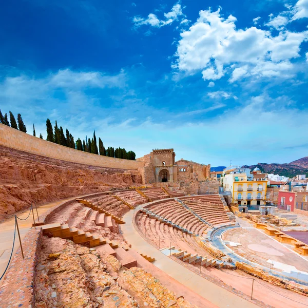 Amphithéâtre Romain de Carthagène en Murcie Espagne — Photo