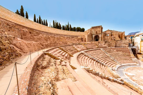 Amphithéâtre Romain de Carthagène en Murcie Espagne — Photo