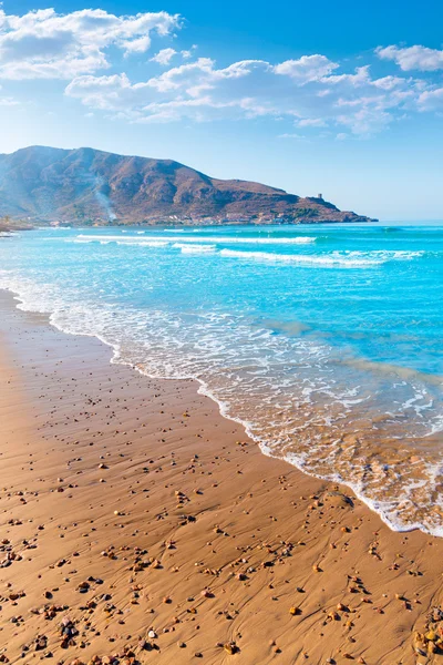La Αθόχια παραλία murcia στην Ισπανία μεσογειακή — Φωτογραφία Αρχείου