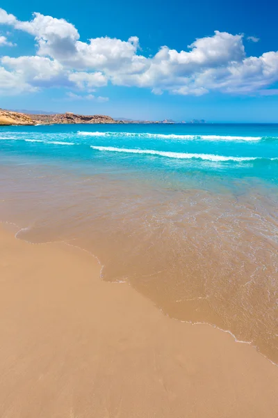 La carolina beach in Murcia  at Mediterranean sea — Stock Photo, Image