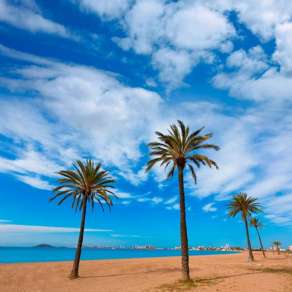Playa Praia de Paraíso em Manga Mar Menor Murcia — Fotografia de Stock