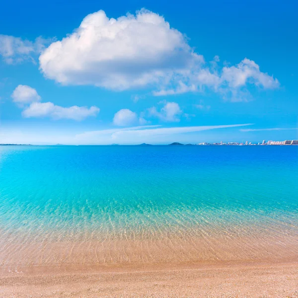 Παραλία του Playa paraiso στο manga mar menor Μούρθια — Φωτογραφία Αρχείου