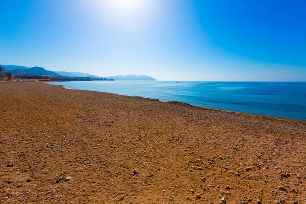 Παραλία Μαθαρόν στην Ισπανία Μούρθια στο μεσογειακό — Φωτογραφία Αρχείου