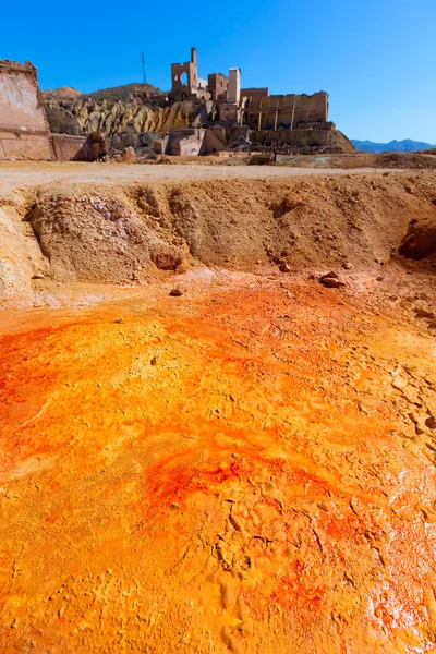 Mazarron Murcia antigua mina en España — Foto de Stock