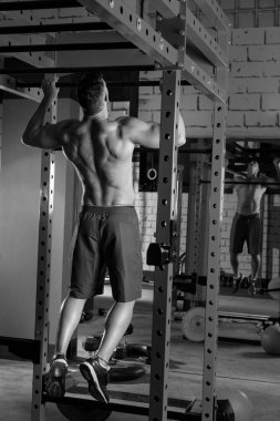 İçin ayak adam pull-up 2 barlar egzersiz bar