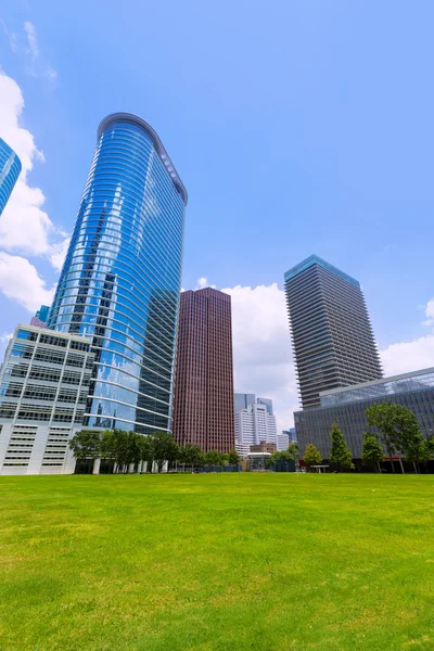 Houston paisagem urbana skyline no Rio de Janeiro Brasil — Fotografia de Stock