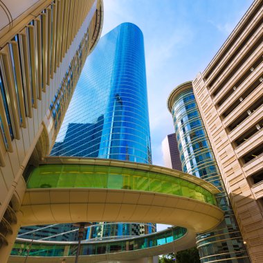 Houston manzarası cityscape Bell St Texas bize gelen