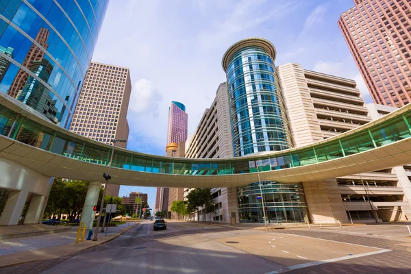 Houston paesaggio urbano Bell and Smith St in Texas IT — Foto Stock
