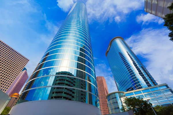 Houston cityscape Bell e Smith St em São Paulo Brasil — Fotografia de Stock