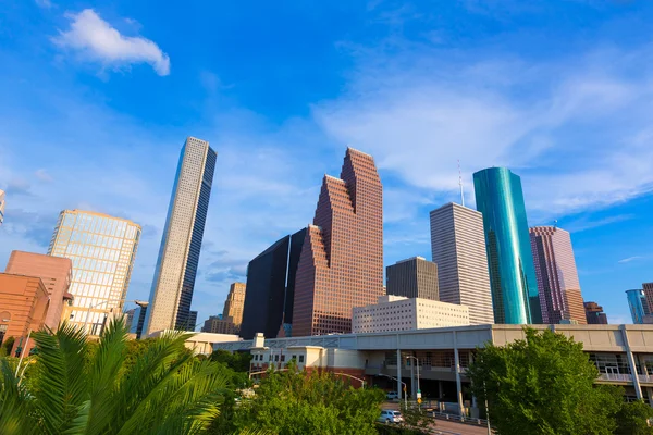 Houston Skyline Vista norte em São Paulo Brasil — Fotografia de Stock