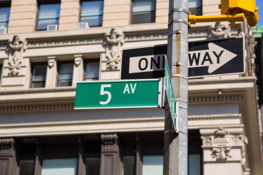 Ağlayarak avenue oturum 5 th Av New York Mahnattan
