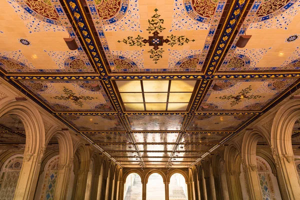 Central Park Bethesda Terrace underpass arcades — Stock Photo, Image